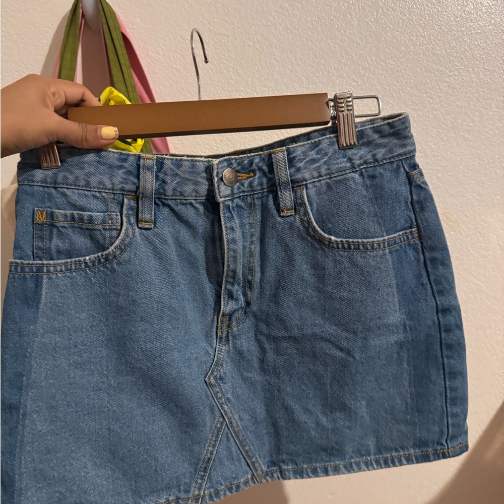 Vans Blue Denim Mini Skirt